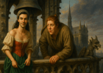 Satirische Darstellung vom Glöckner von Notre Dame